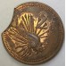 PAPUA NEW GUINEA 1977 . TWO 2 TOA COIN . ERROR . CLIPPED PLANCHET